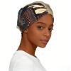 Aztec Elephant Print Headbands for Women Elastic Hair Bands Breathable Boho Hair Scarf Wide Head Wraps for Daily Use view 2