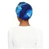 Abstract Blue Print Headbands for Women Elastic Hair Bands Breathable Boho Hair Scarf Wide Head Wraps for Daily Use view 3