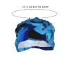 Abstract Blue Print Headbands for Women Elastic Hair Bands Breathable Boho Hair Scarf Wide Head Wraps for Daily Use view 4