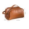 KLJUHGTR Makeup Bag Women's Large Capacity Portable Travel Handle Cosmetic Wash and Garnish Storage view 2