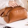 KLJUHGTR Makeup Bag Women's Large Capacity Portable Travel Handle Cosmetic Wash and Garnish Storage view 4