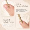 2PCS Pre Treatment Cuticle Scraper Dual Ended Loop Cuticle Pusher with Loop view 4