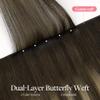 GOO GOO Butterfly Weft Hair Extensions, Invisible Comfortable Genius Weft view 2