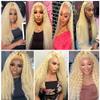 FYZENOX 613 Blonde kinky Curly Human Hair Bundles 08 10 12 Inch Unprocessed Brazilian Virgin Hair Blonde Curly Wave Extensions Soft Double Weft Weave for Women view 2