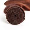 Copper Red Body Wave Human Hair Bundles Color #33 Bundles Human Hair 24 26 28 Inch Brazilian Virgin Hair Extensions Double Weft Reddish Brown Body Wave Bundle For Women view 4