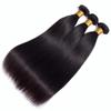 LYKELTA 1B Black Straight Bundles Human Hair 26 28 30 Inch 3 Bundles Quick Weave Extensions Natural For Women Brazilian Virgin Hair Natural Black Clean Ends No Dry Or Rough Tips view 3