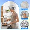 4 Pcs Reusable Heat Cap for Deep Conditioning - Thicken Aluminum Foil Thermal Hair Steam Cap, Elastic Treatment Caps for Hot Oil Coloring Perming Home Salon view 3