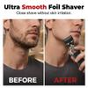 Cordless 3-in-1 Electric Beard Trimmer Kit, Rechargeable Mustache and Nose Grooming Set for Men, Hair Clipper with Guide Combs (Red) view 3