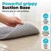 SundownAura Shower Foot & Back Scrubber, 2026 New Silicone Mat with Hanging Hole Suction Cups Body Cleansing Shower Foot Scrubber & Back Massager Pad for Men Women Bathroom (Gray, 1PCS) view 4