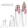 Bivelle Hair Remover for Face and Nose,Facial Hair Removal for Women,2 In1 Rechargeable Facial Hair & Eyebrow - LED Light view 1