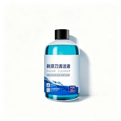 Compatible with Braun Series 3/5/6/7/9/CT, Clean & Renew CCR4 Shaving Head Cleaner Refill, 300ml, Lemon Scent, 10x Cleaning Power vs Water, Removes Odors