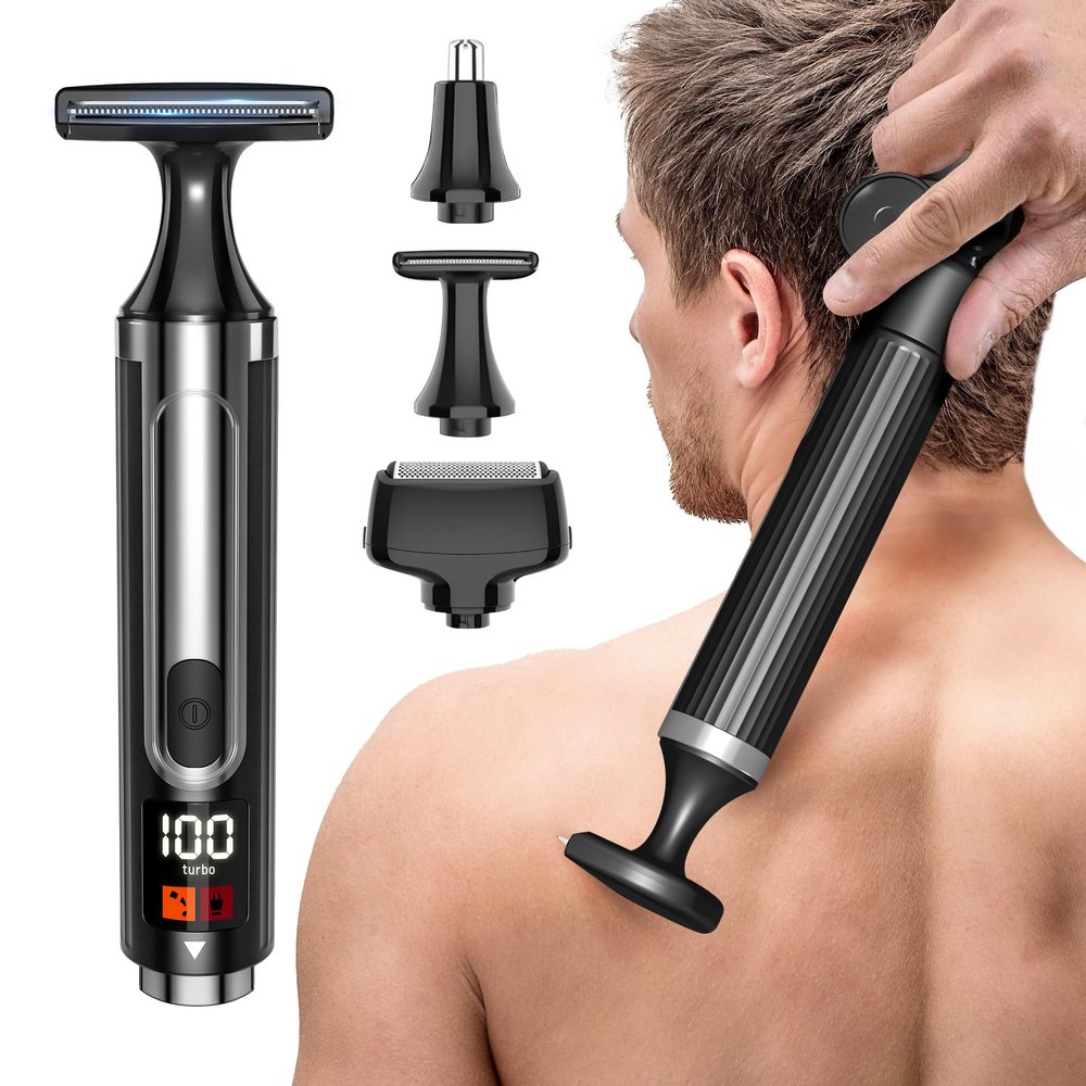 NUBACK Electric Back Shaver for Men