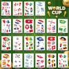 2026 World Cup National Flag Temporary Tattoos for Adults & Kids, Sunproof Sweatproof Long Lasting, Easy to Remove with Baby Oil or Olive Oil, Football Party Cheer Decorations (Italy) view 1