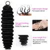 Human Crochet Hair for Black Women Deep Wave 16 Inch 120g 100 Strands view 3