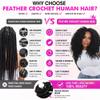 Human Crochet Hair for Black Women Deep Wave 16 Inch 120g 100 Strands view 4
