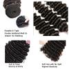 LadrXadr Loose Wave Bundles Loose Wave Bundles Human Hair Black Human Hair Bundle Unprocessed Virgin Color 1B Bundle 20 22 24 Inch 150g view 3
