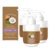 Coconut Oil Hair Removal, Facial Hair Removal Cream for Sensitive Skin (3Pcs) view 1