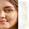 Glitter Freckles Body Face Glitter Makeup Patches for Women Girls Waterproof Festival Rave Accessories Country Outfits Decorations (Silver 10pcs) view 4