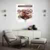 Benefits of Scalp Massage Guide to Improving Hair Growth, Stress Relief Circulation Poster Canvas for Living Room Bedroom Decor 16x16inch(40x40cm) Unframe-style view 3
