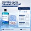 Compatible with Braun Series 3/5/6/7/8/9/CT Shavers, Clean & Renew Cartridge Refill 300ml + 170ml, Lubricates Blades, Removes Residue & Oils, Lemon Scent view 3