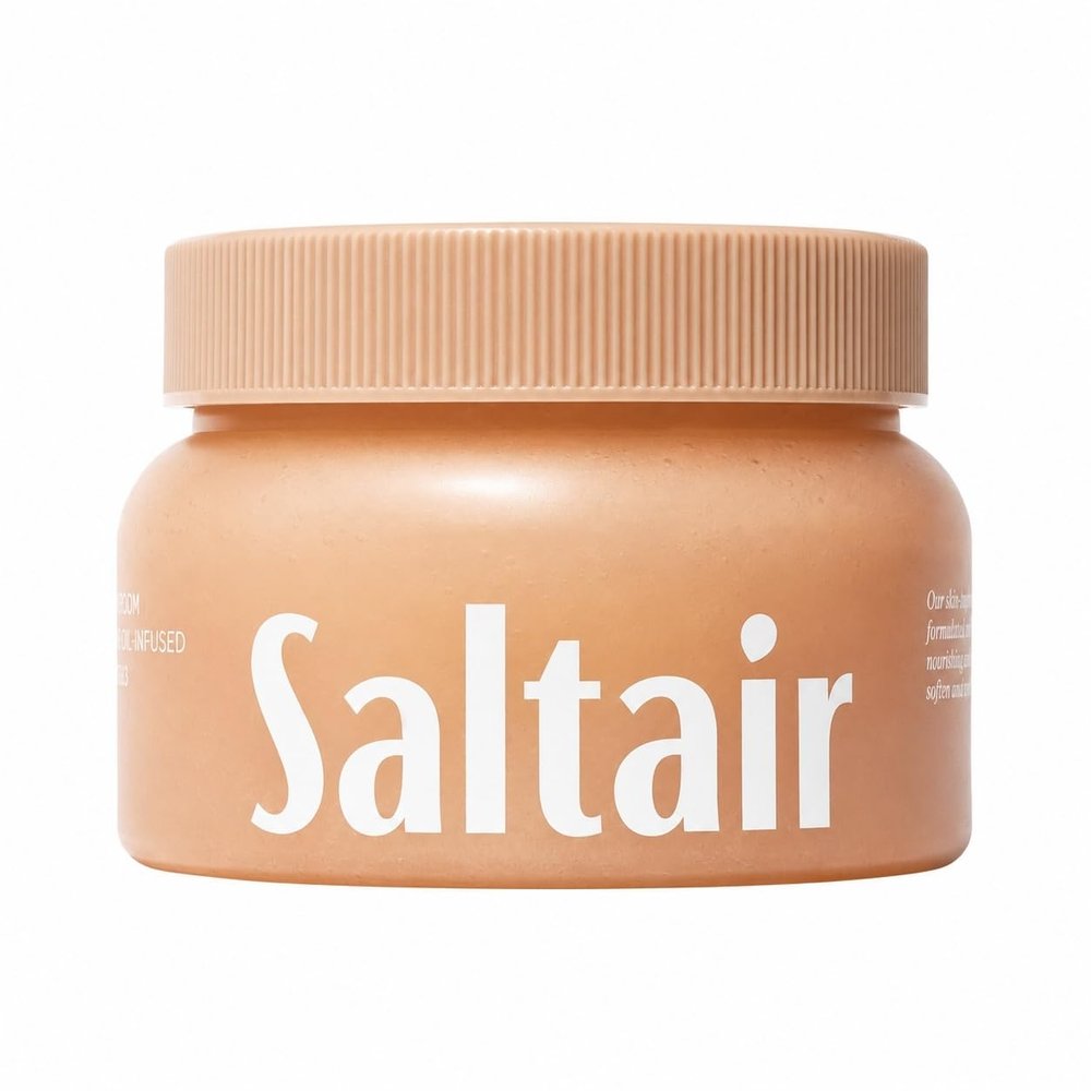 Saltair Body Scrub | Santal Bloom Exfoliating Shower Polish | 1 Count