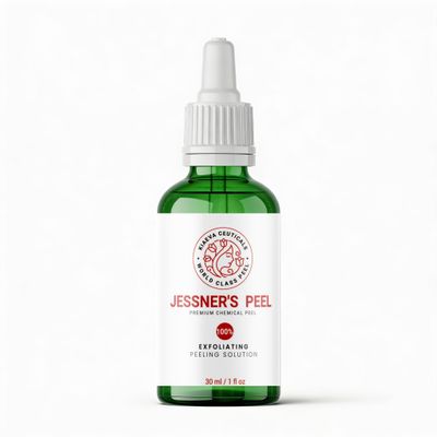 Jessners Gel Peel 100% Cosmetic Facial Exfoliant Peel 30ml | Multi-Acid Skin Resurfacing Solution