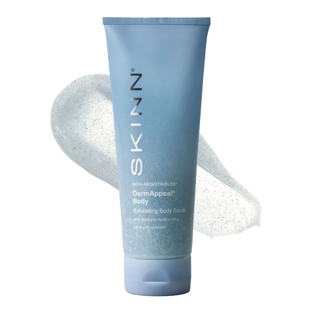 SKINN DermAppeal Exfoliating Body Scrub - Body Wash for Men & Women, 6oz
