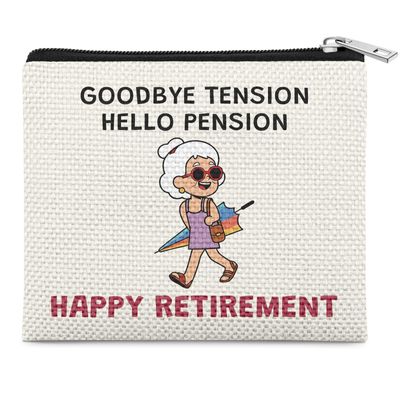 Gfhzdmf Retired Gifts for Women Coin Purse Retirement Gifts for Coworkers