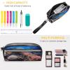 FekiLoot Underwater World Coral Pencil Case Aesthetic Pencil Bag for Women Leather Pen Case Simple Makeup Bags Small Pen Pouch Cute Cosmetic Bag for Purse Cosmetic Pouch Pen Bags with Zipper view 3