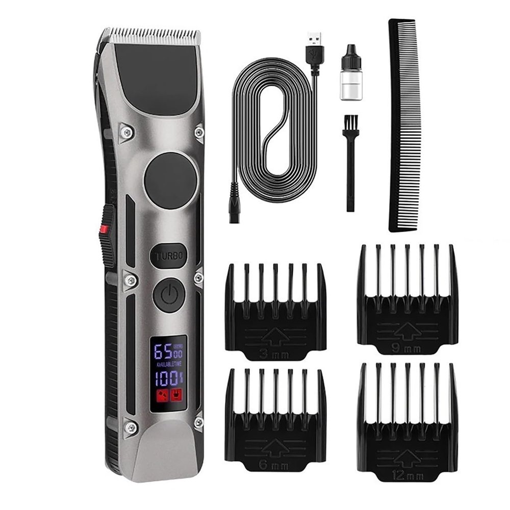 HEYLZBKCF Mens Hair Clippers Professional Trimmer Adjustable Electric Beard Clipper for Men Rechargeable Cutting Machine