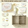 Farmansion Gifts for New Mom - 10 Pcs Postpartum Care Package with Diaper Caddy, First Time Mom Gifts, Expecting Mom to Be Gift, Baby Shower New Mom Gift Box view 2