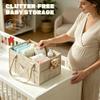 Farmansion Gifts for New Mom - 10 Pcs Postpartum Care Package with Diaper Caddy, First Time Mom Gifts, Expecting Mom to Be Gift, Baby Shower New Mom Gift Box view 3