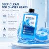 Compatible with Braun 3/5/7/9/CT Cleaning Systems, Razor Cleaning Solution Refill Kit, 300ml X1 & 170ml X1 for CCR2/CCR4, Deep Clean & Lubricate Blades view 2
