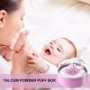 Body Powder Puff and Container Portable Dustproof Empty Dispenser Travel view 2