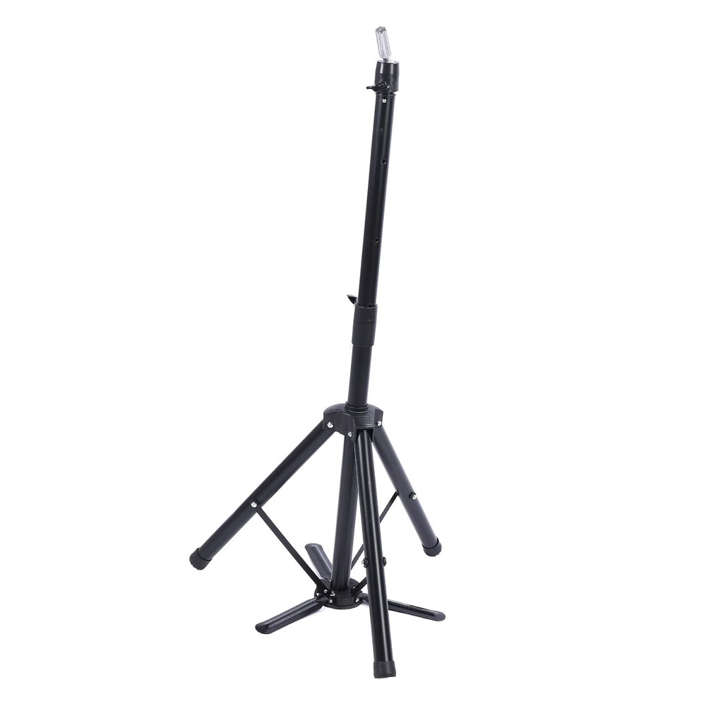 Omquot Adjustable Hairdressing Mannequin Tripod Sturdy Non-Slip Stand for Training Head Model Practical Storage Bag
