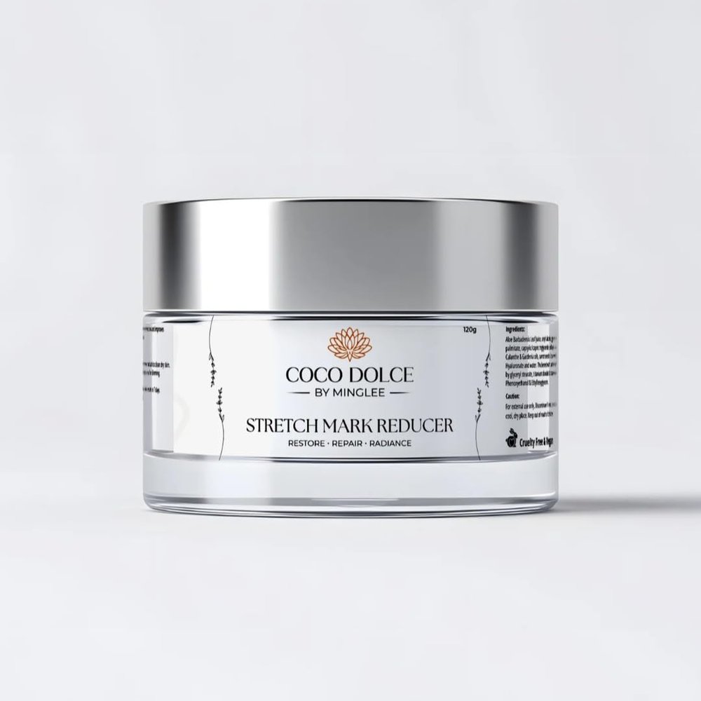 Coco Dolce Stretch Mark Reducer Cream, Restores and Repairs Skin, Deep Hydration, 120g