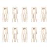 10 Pcs Double Grip Hair Clips, Sightor Metal Snap Hair Clips Hair Barrettes for Women Hair Making Salon Supplies Hair Accessories (Beige) view 1