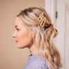 10 Pcs Double Grip Hair Clips, Sightor Metal Snap Hair Clips Hair Barrettes for Women Hair Making Salon Supplies Hair Accessories (Khaki) view 3