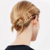 10 Pcs Double Grip Hair Clips, Sightor Metal Snap Hair Clips Hair Barrettes for Women Hair Making Salon Supplies Hair Accessories (Khaki) view 4