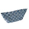 Makeup Bag, Checkered Large Capacity Portable Cosmetic Bag Travel Toiletry Pouch, Ideal for Women Men Daily Use (Light Blue) view 2
