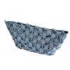 Makeup Bag, Checkered Large Capacity Portable Cosmetic Bag Travel Toiletry Pouch, Ideal for Women Men Daily Use (Light Blue) view 3