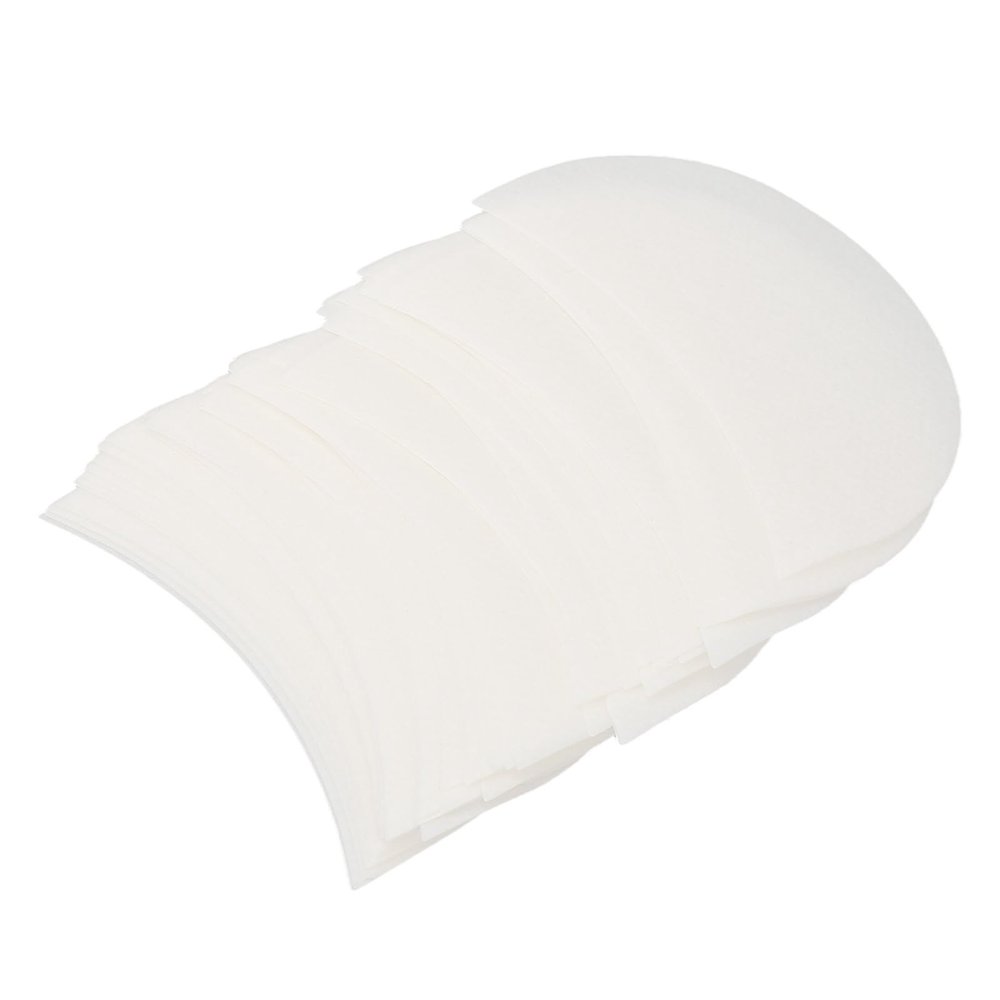 Qudinip Eyeshadow, Half Moon Shaped Adhesive Non Woven Pad to Prevent Makeup and Smudging, with Soft Skin Friendly Material, for Eye Makeup and Lip Applicati