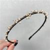 GFHSKRPL Vintage Pearl Hair Hoop With Thin Edge Chain, Sweet Female Clip, Wash Accessory view 2