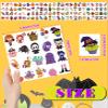 Halloween Tattoos for Kids, Halloween Party Favors Games Toy Party Supplies view 2