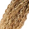 P27/613 Honey Blonde Braiding Human Hair for Boho Braiding Human hair 3 Bundles 22 22 22 Inch Highlight Blonde Deep Wave Boho Hair for Bulk Braids Human Hair Extensions 50 Gram Per Bundle view 4