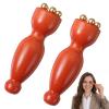 2PCS Sandalwood Facial Massage Tool, Wooden Face Massager Roller view 1