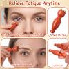 2PCS Sandalwood Facial Massage Tool, Wooden Face Massager Roller view 2