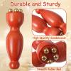 2PCS Sandalwood Facial Massage Tool, Wooden Face Massager Roller view 3