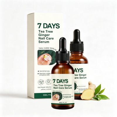2Pcs 7 days Nail Treatment,Nail Serum & Cuticle Care Oil, Ginger Care Oil, Strengthening & Hydrating Dry Brittle Nails