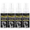 wupeieu 100ml (3.38 Fl Oz) Razor Cleaning Liquid, Compatible With Panasonic All Electric Shavers, Cleans Your Shaver For Optimal Hygiene(4 pcs) view 1